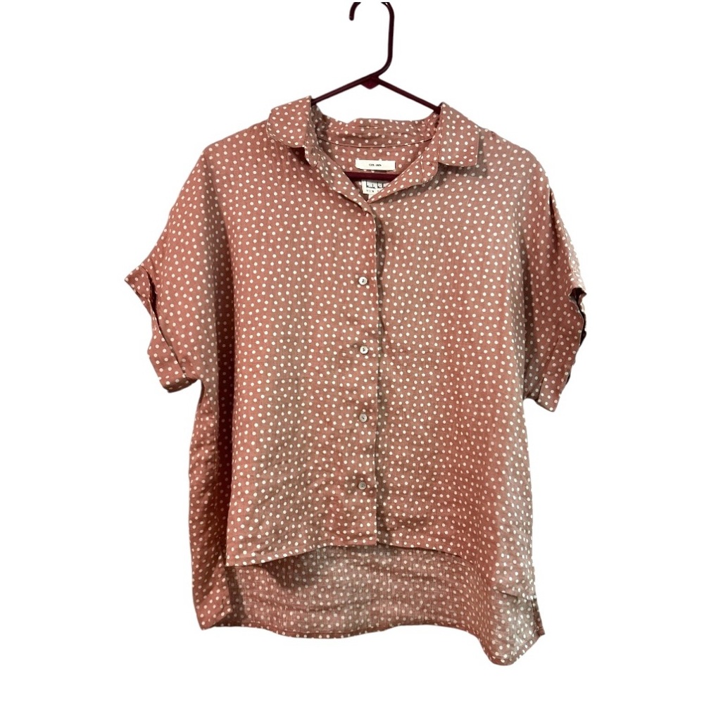 Nicole Miller | Linen | Oversized Blouse